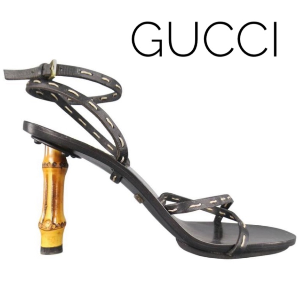 Gucci Black and Brown Heels
